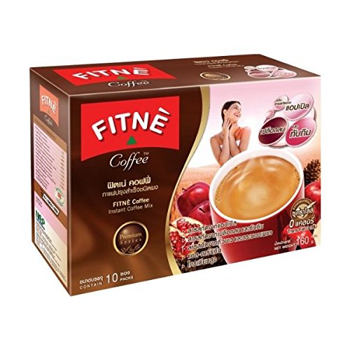 Fitne Instant Coffee Slim Mix Diet Fast Weight Loss Mix Apple Mix Flavour,10x16g Box ( by jofalo ) Hot Items