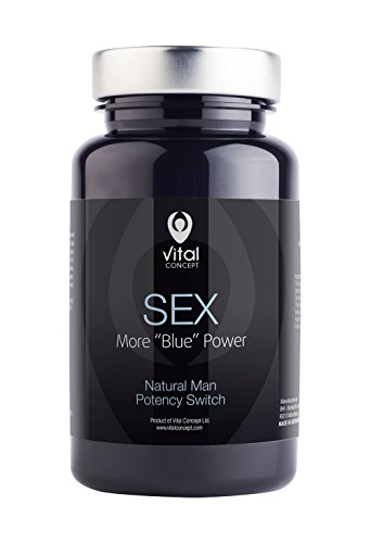 SEX - Stamina and Aphrodisiac Pill, Fighting Low Libido. Helps with Men Erectile Dysfunction or Impotence. Tablets to Control Premature Ejaculation. 60 Veggie Capsules, GMO and Gluten Free