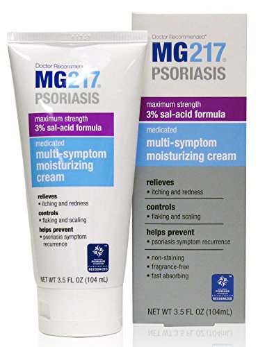 MG217 Psoriasis Medicated 3% Salicylic Acid Formula Multi-Symptom Cream, 3.5 Fluid Ounce