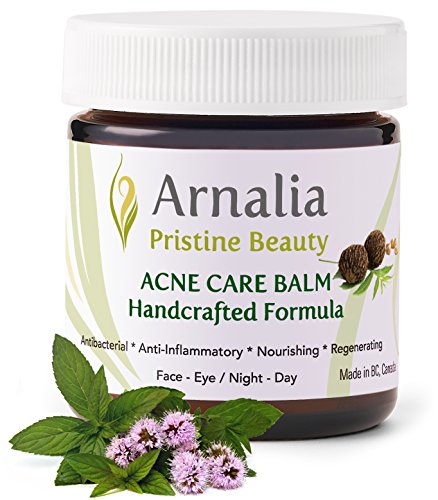 ARNALIA Acne Care Treatment - Rosacea Rapid Clear Balancing Cosmetic Balm - Organic Skin Care - 100% Natural Recipe, Hand-Picked, Wild-Grown Ingredients - Scar Removal Cream, Get Rid of Acne Sc (20ml)