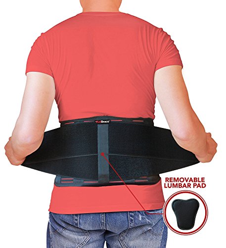 AidBrace Back Brace Support Belt - Helps Relieve Lower Back Pain with Sciatica, Scoliosis, Herniated Disc or Degenerative Disc Disease for Men & Women (2XL/3XL)