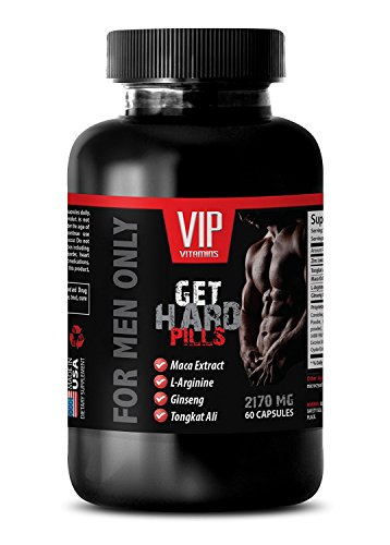 male enchantment pills erection - GET HARD PILLS 2170Mg - FOR MEN ONLY - maca and ginseng - 1 Bottle (60 Capsules)