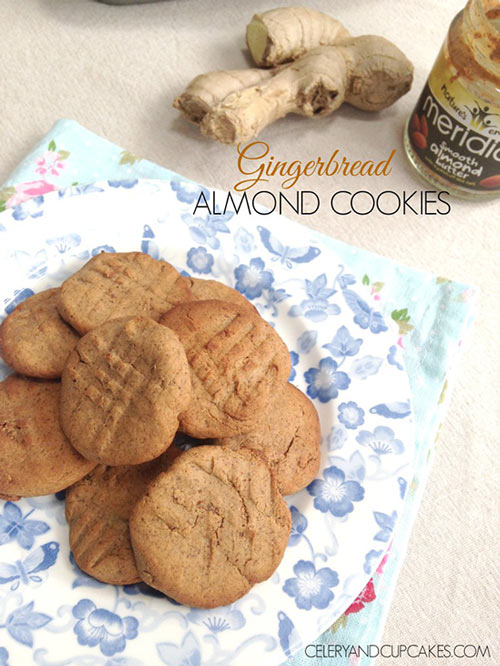 Gingerbread Almond Cookies