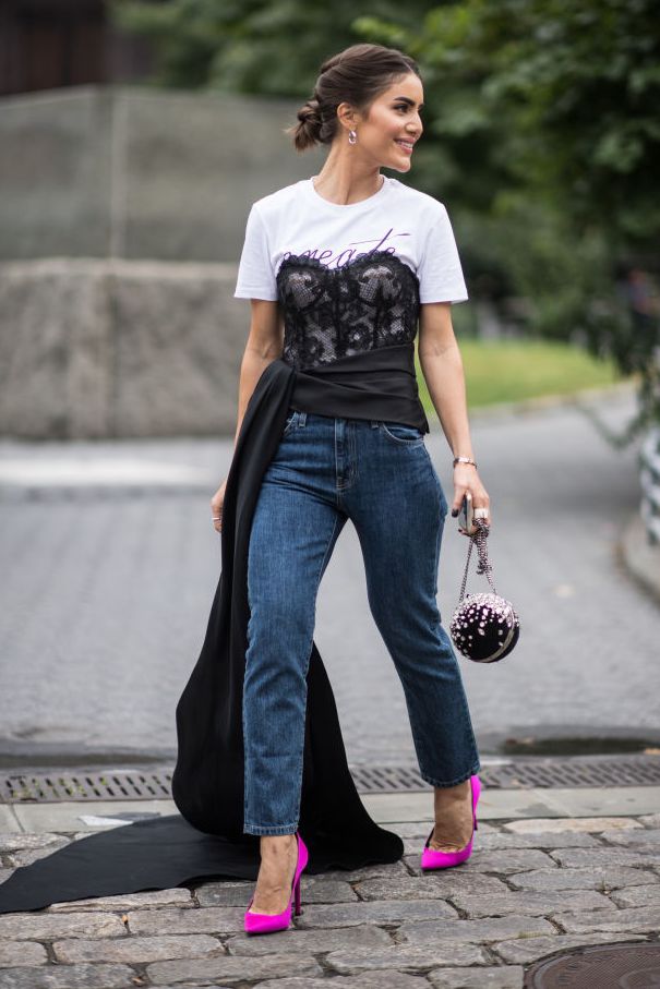 Street Style - New York Fashion Week September 2018 - Day 7