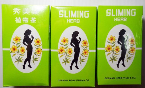 (3 Packs) Best Seller..50 Tea Bags Slimming German Herb Sliming Tea Lose Weight Burn Diet Slim Fit Fast Detox..with Complimentary