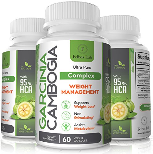 95% HCA Pure Garcinia Cambogia Extract. Fast Acting Weight Loss Pills. Appetite Suppressant. Extreme Fat Burner & Carb Blocker Supplement to get Slim Fast. Best Garcinia Cambogia Raw, 60 Diet Pills.