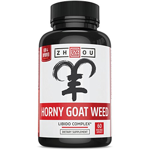 Premium Horny Goat Weed Extract with Maca & Tribulus, Natural Performance & Libido Boost Complex for Men & Women, 1000mg Epimedium with Icariins, Veggie Capsules
