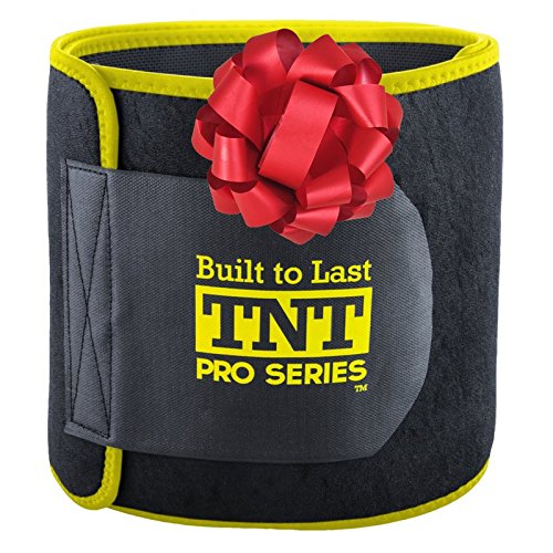 TNT Pro Series Waist Trimmer Weight Loss Ab Belt - Premium Stomach Wrap and Waist Trainer, 9