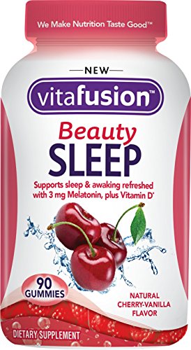 Vitafusion Beauty Sleep Gummies, Natural Cherry-Vanilla , 90 Count