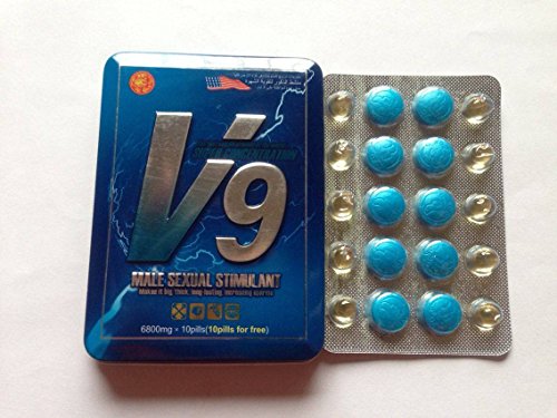 V9 Male Sexual Stimulant Best Enhancement Pills 1 Tin = 10 Doses