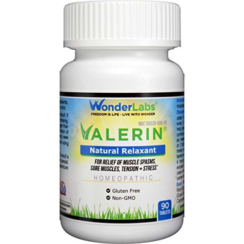 Leg Cramps, Muscle Cramps - All-Natural Relaxant Valerin - 90 Tablets