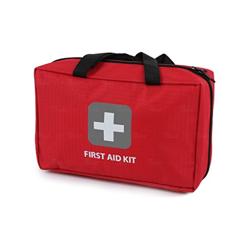 First Aid Kit – 291 Pieces – Bag. Packed with hospital grade medical supplies for emergency and survival situations. Ideal for the Car, Camping, Hiking, Travel, Office, Sports, Pets, Hunting, Home