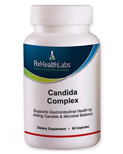 Candida Cleanse Capsules Veggie Caps with Herbs, Antifungals, Enzymes and Probiotics Support Candida Clear Complex by Rx Health Labs - The Best Blend Of High Potency Natural Candida Complex- Clears Yeast Infections & Overgrowth- Scientifically Proved To Cure Candida.
