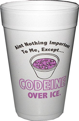 Codeine Over Ice Foam Cup 24 Oz.