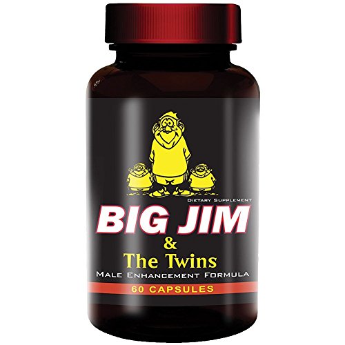 Big Jim & The Twins Male Enhancement Formula For Harder Erections - 60 Pills