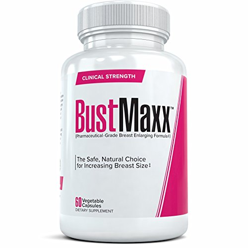 BUSTMAXX - The World's TOP RATED Breast Enlargement, Bust Enhancement Pills. Natural Female Augmentation That Works - 60 Capsules