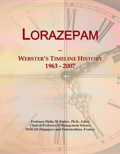 Lorazepam: Webster's Timeline History, 1963 - 2007