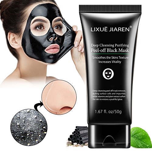 Vassoul Blackhead Remover Mask, Purifying Peel-off Mask with Activated Charcoal Deep Pore Cleanse for Acne