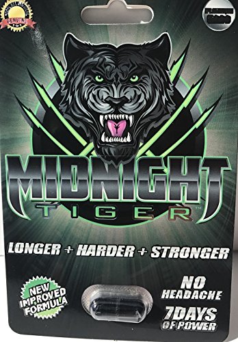 Midnight Tiger, Unleash your Beast, All Natural, No Headache, Blows away Rhino,