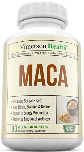 MACA Root Diet Supplement - Energy Production & Emotional Wellness. Balance Hormones, Support Reproductive Health Men, Women & Seniors, Aid Libido, Stamina & Desire - Vegan, non-GMO, 100% All Natural