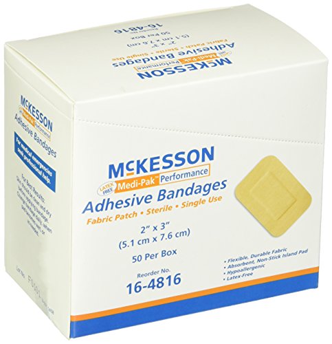McKesson 16-4816 Medi-Pak Adhesive Strip, Performance Fabric, 2