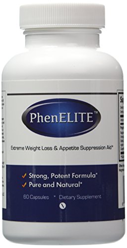 PhenELITE - HIGHEST Rated Pharmaceutical Grade Weight Loss Diet Pills - Fast Weight Loss, Hyper-Metabolising Fat Burner and Appetite Suppressor - AIDS IN WEIGHTLOSS!
