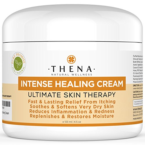 Best Healing Cream For Eczema Psoriasis Treatment, Natural Moisturizer For Face Body Dry Itchy Irritated Cracked Skin, Anti Itch Relief Therapy Lotion Relieve Atopic Dermatitis Rashes Rosacea Shingles