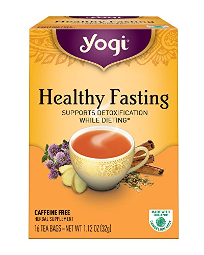 Yogi Tea, Healthy Fasting, 16 Count (Pack of 6), Packaging May Vary