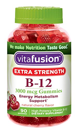 Vitafusion Extra Strength B12 Gummies, 90 Count