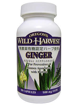 Oregon's Wild Harvest Ginger Organic Herbal Supplement, 90 Count