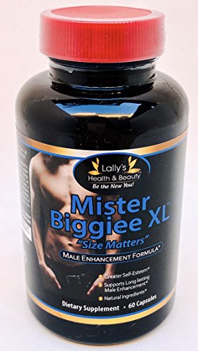MISTER BIGGIEE XL, Size Matters, 2+ inches in 60 days, PENIS ENLARGEMENT PILL,ENLARGEMENT BOOST,INCREASE ENERGY AND ENDURANCE, 100% NATURAL , 100% MADE IN USA,60 capsules per bottle,BE THE NEW YOU!