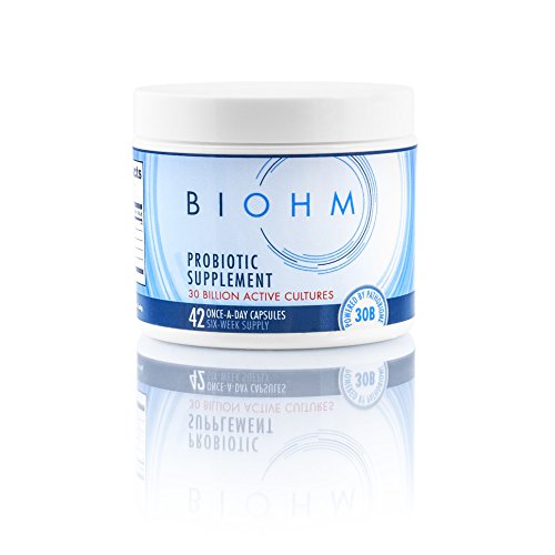 BIOHM Whole Probiotics Digestive Supplement: Probiotic Formula with Bacteria, Fungus, and Enzymes to Aid Digestion for Men & Women - Best for Healthy Intestine & GI Enhancement: Dairy free 42 Capsules