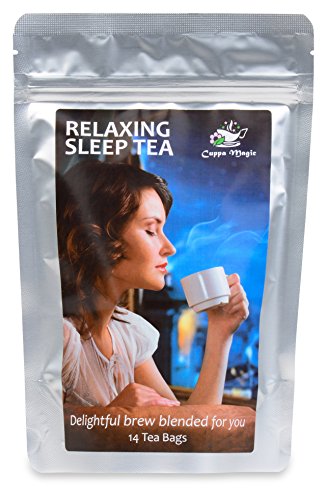 INSOMNIA, STRESS AND ANXIETY RELIEF - RELAX WITH THE BEST HERBAL TEA SLEEP AID - 14 DAY