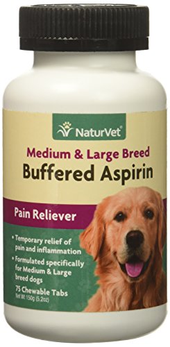NaturVet Buffered Aspirin Medium Large Breed (75 count)