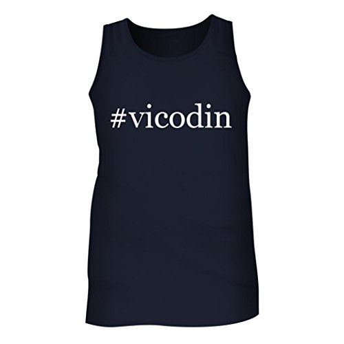 #vicodin - Men's Hashtag Adult Tank Top, Navy, XX-Large