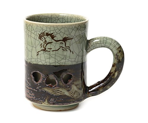 SOMA-YAKI(ware) MATSUNAGA-KAMA(kiln), The double layer mug