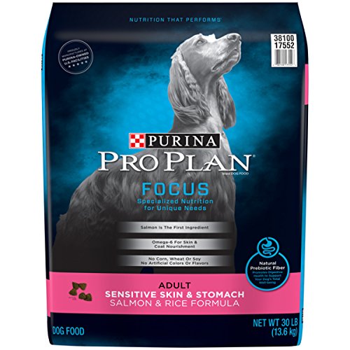Purina Pro Plan FOCUS Focus Adult Sensitive Skin & Stomach Salmon & Rice Formula Adult Dry Food - (1) 30 lb. Bag