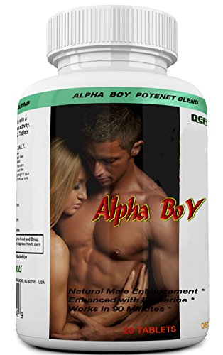 ALPHA BOY Male Testosterone Booster. Sexual Enhancement Pills. Performance& Libido Booster.