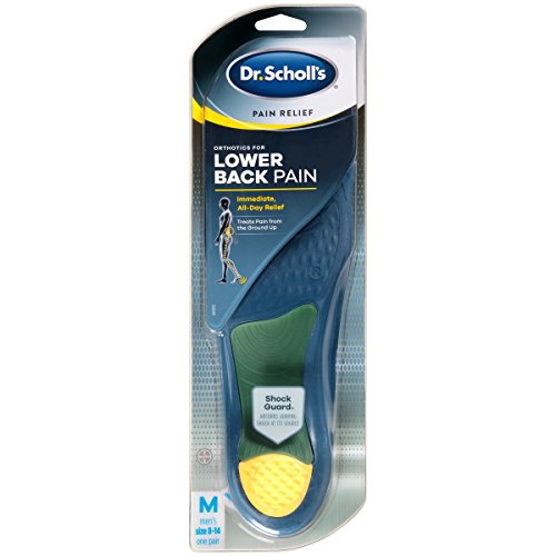 Dr. Scholl’s Pain Relief Orthotics for Lower Back Pain for Men, 1 Pair, Size 8-14