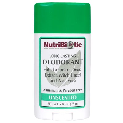 Nutribiotic Deodorant, Unscented, 2.6 Ounce