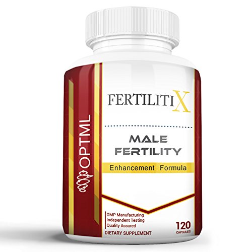FertilitiX Male Fertility Enhancement Formula | Improve Sperm Quality, Motility, and Volume (120 Capsules)