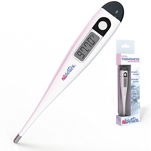 Clinical Basal Thermometer - BBT- 133 Ai by Nuvertex - ACCURATE 1/100th Degree, Highly SENSITIVE, Perfect Companion for Family Planning