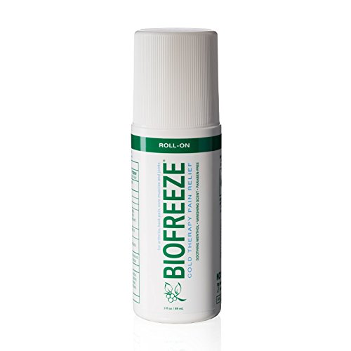 Biofreeze Pain Relief Gel for Arthritis, 3 oz. Roll-on Topical Analgesic, Fast Acting & Long Lasting Cooling Pain Reliever Cream for Muscle, Joint Pain, & Back Pain, Original Green Formula, 4% Menthol