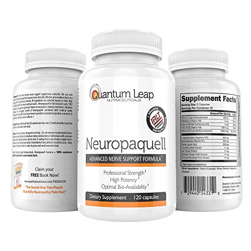 Clinical Strength Neuropathy Pain Relief. Advanced Nerve Support Formula. 120 capsules