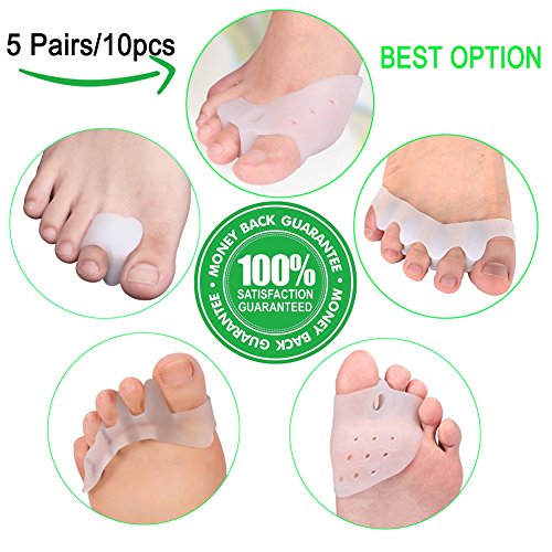 Bunion Corrector,Bunion Splint,Gel Bunion Pads for Foot Health Care,Toe Separators Spacers Straighteners-Relief Pain in Hallux Vagus,Big Toe,Tailors Bunion.Big Toe Joint.