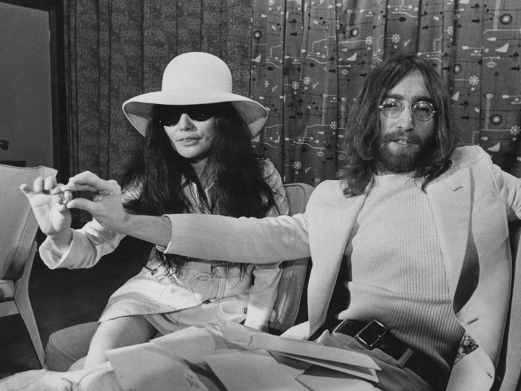 Lennon was shot dead in front of his wife Yoko Ono