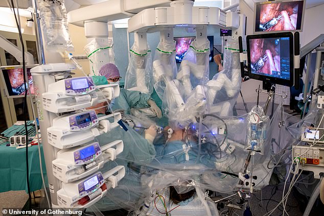 Scientists have, for the first time, used a robot to remove a woman's womb before transplanting it into a woman who later became pregnant