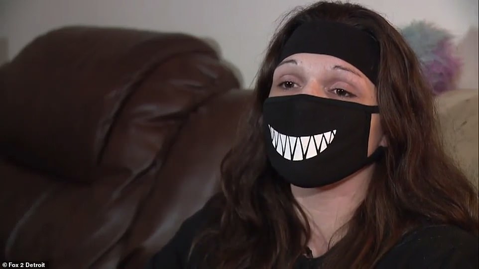 Michigan resident Amanda Ulmen has a pre-existing medical condition, making her more vulnerable to coronavirus. She's been wearing a mask in the hopes of protecting herself from infection, but says Dearborn police confronted her when she wore the mask into a bank