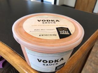 Product Container: Vodka Sauce