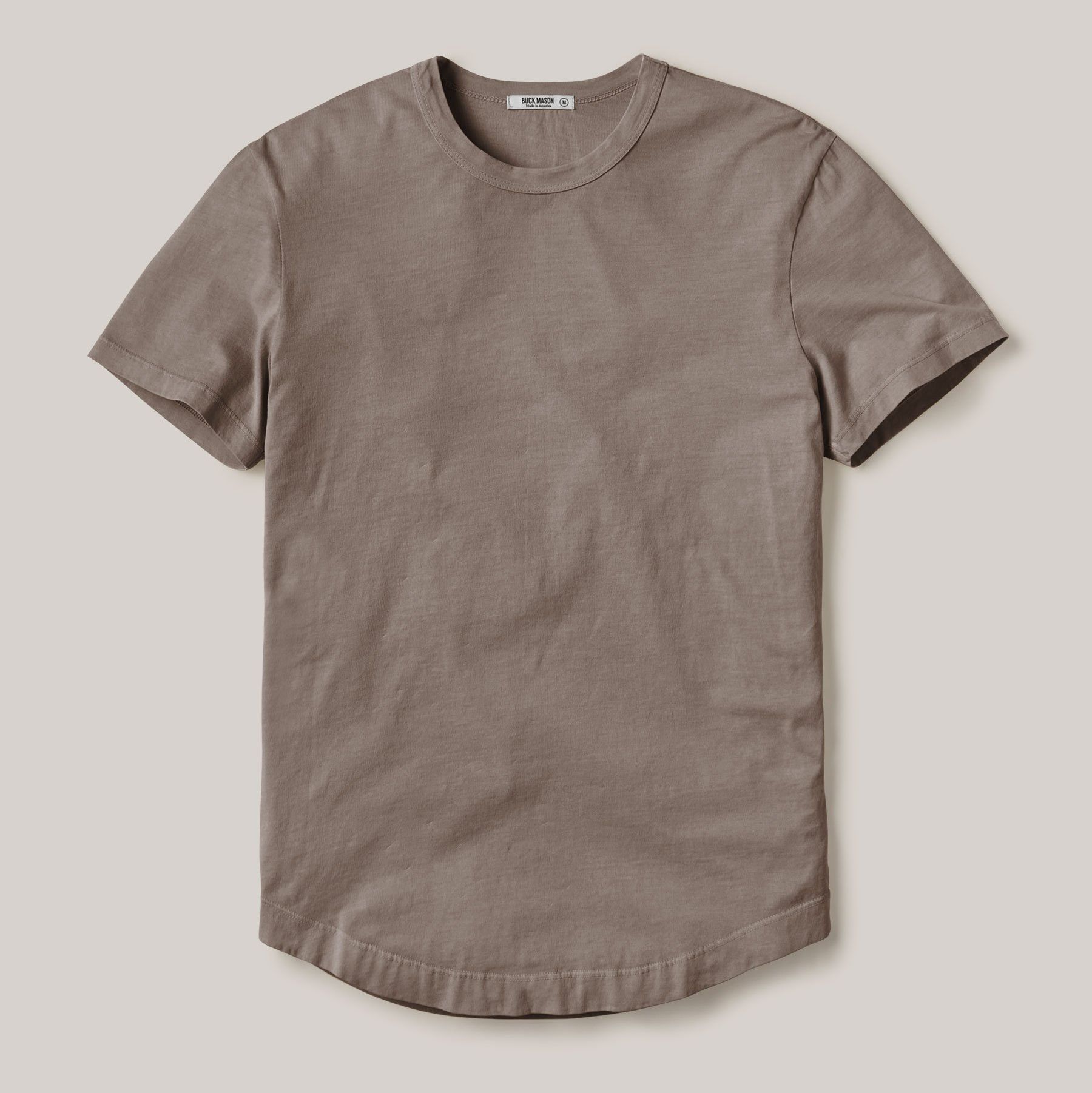 Buck Mason Pima Curved Hem Tee